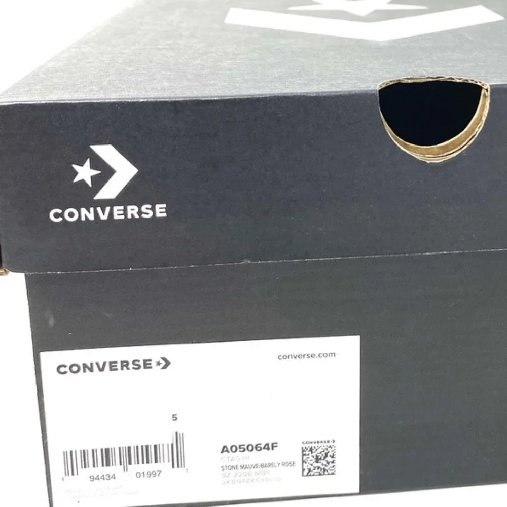 Converse Ctas High Top Casual Sneakers Women's Skate Stone Mauve Canvas A05064F - Picture 2 of 11